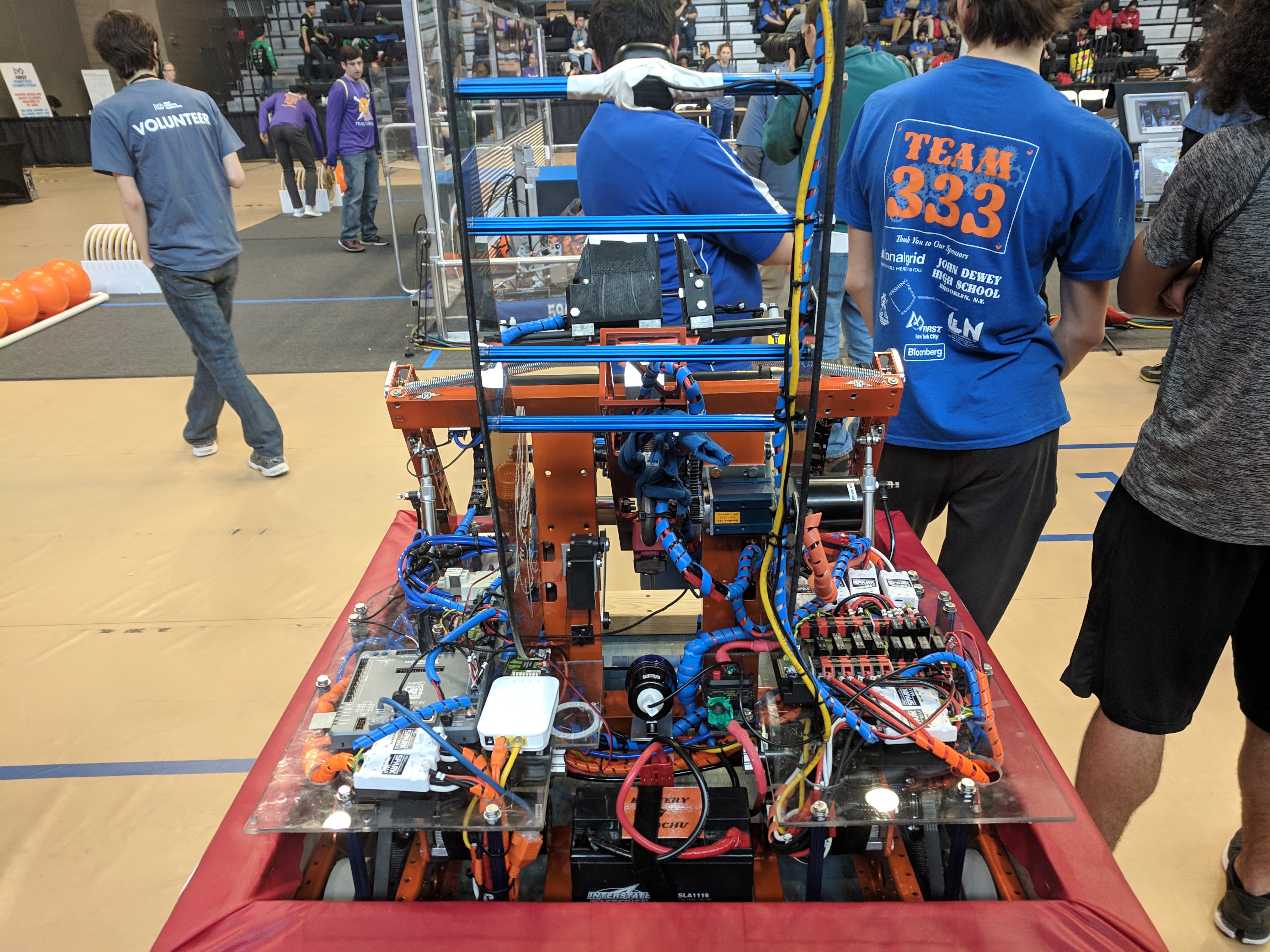 Sol competition robot in match queue 2